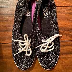 Vans floral moccasin-style sneakers size 9